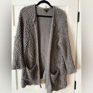 Express grey cardigan size m